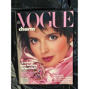 Isabella Rossellini AVEDON Paris VOGUE July 1985